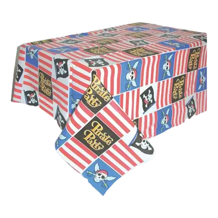 Tovaglia di compleanno dei pirati 137x243cm