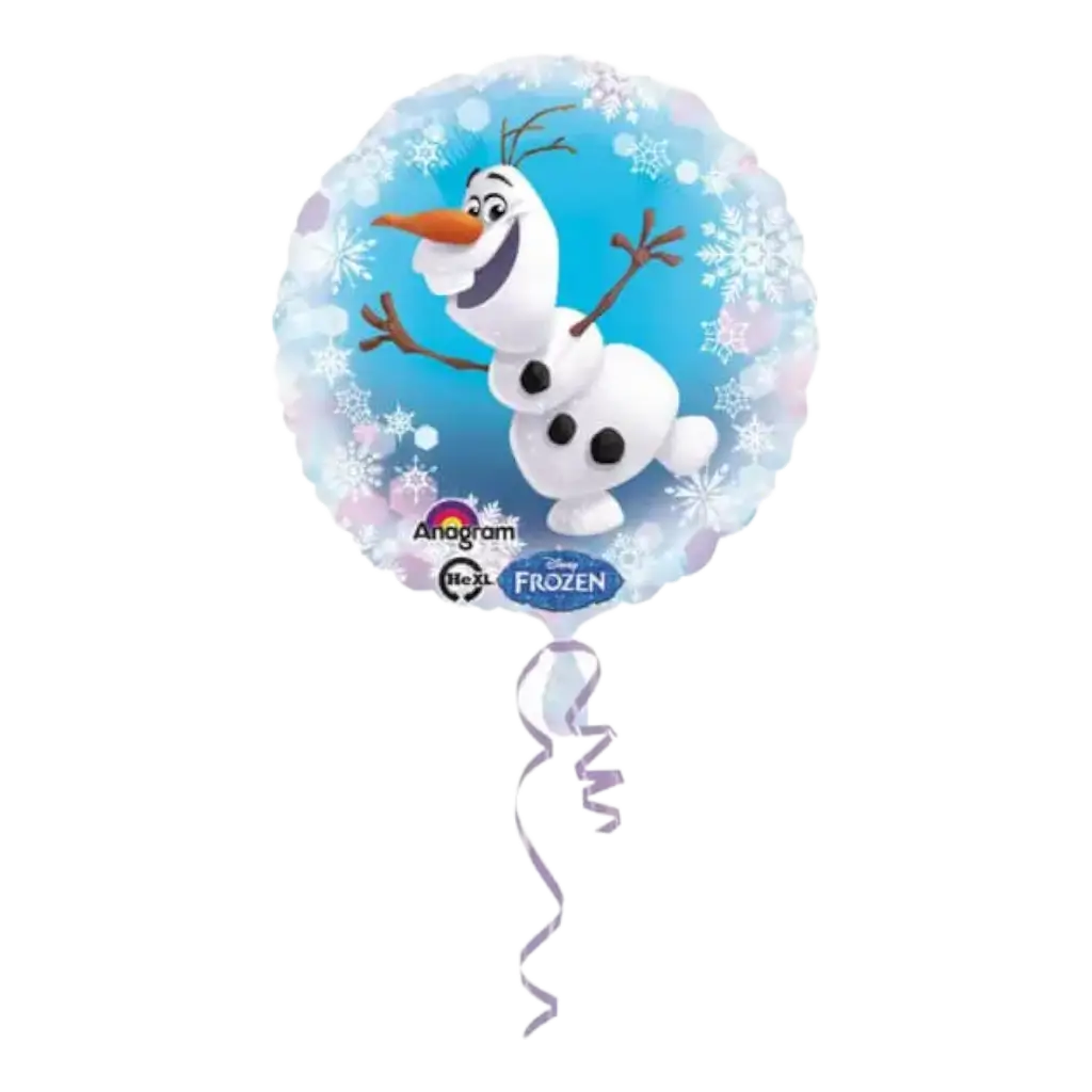 Palloncino in alluminio Olaf Reine des Neiges ø43cm