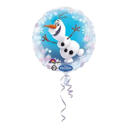 Palloncino in alluminio Olaf Reine des Neiges ø43cm