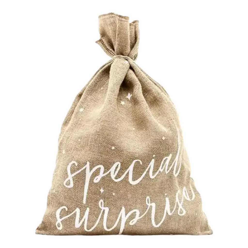 Borsa di iuta naturale Special Surprise