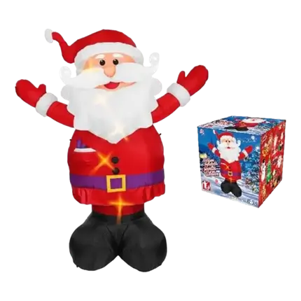 Babbo Natale gigante gonfiabile da 3 metri