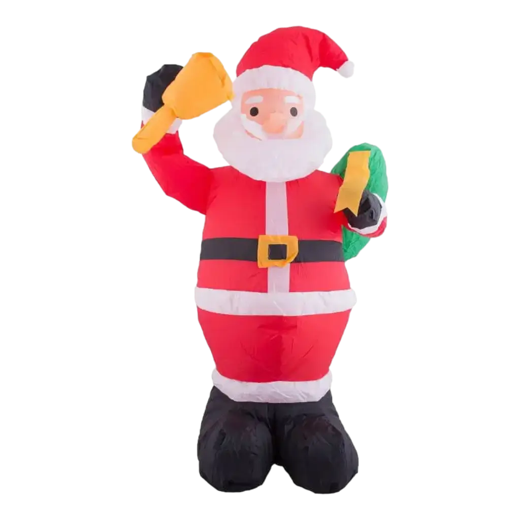 Babbo Natale gonfiabile e luminoso 120cm