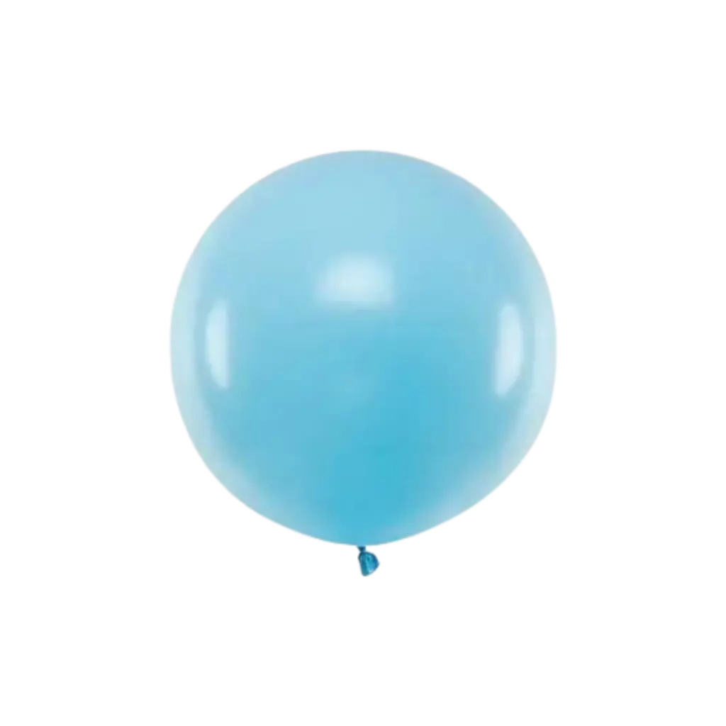 Palloncino rotondo azzurro pastello ø60cm