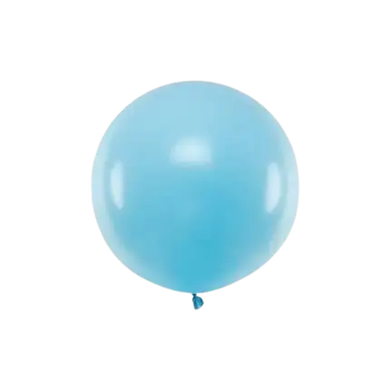 Palloncino rotondo azzurro pastello ø60cm