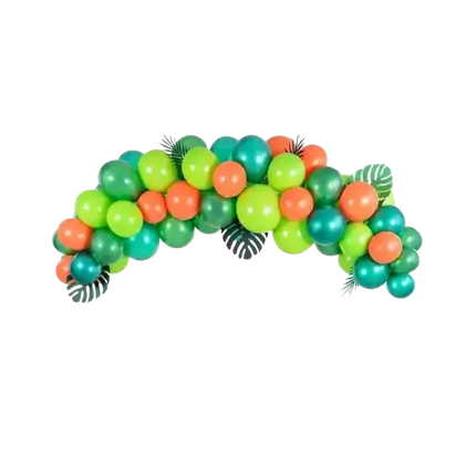 Mezzo arco di palloncini Tema dinosauro