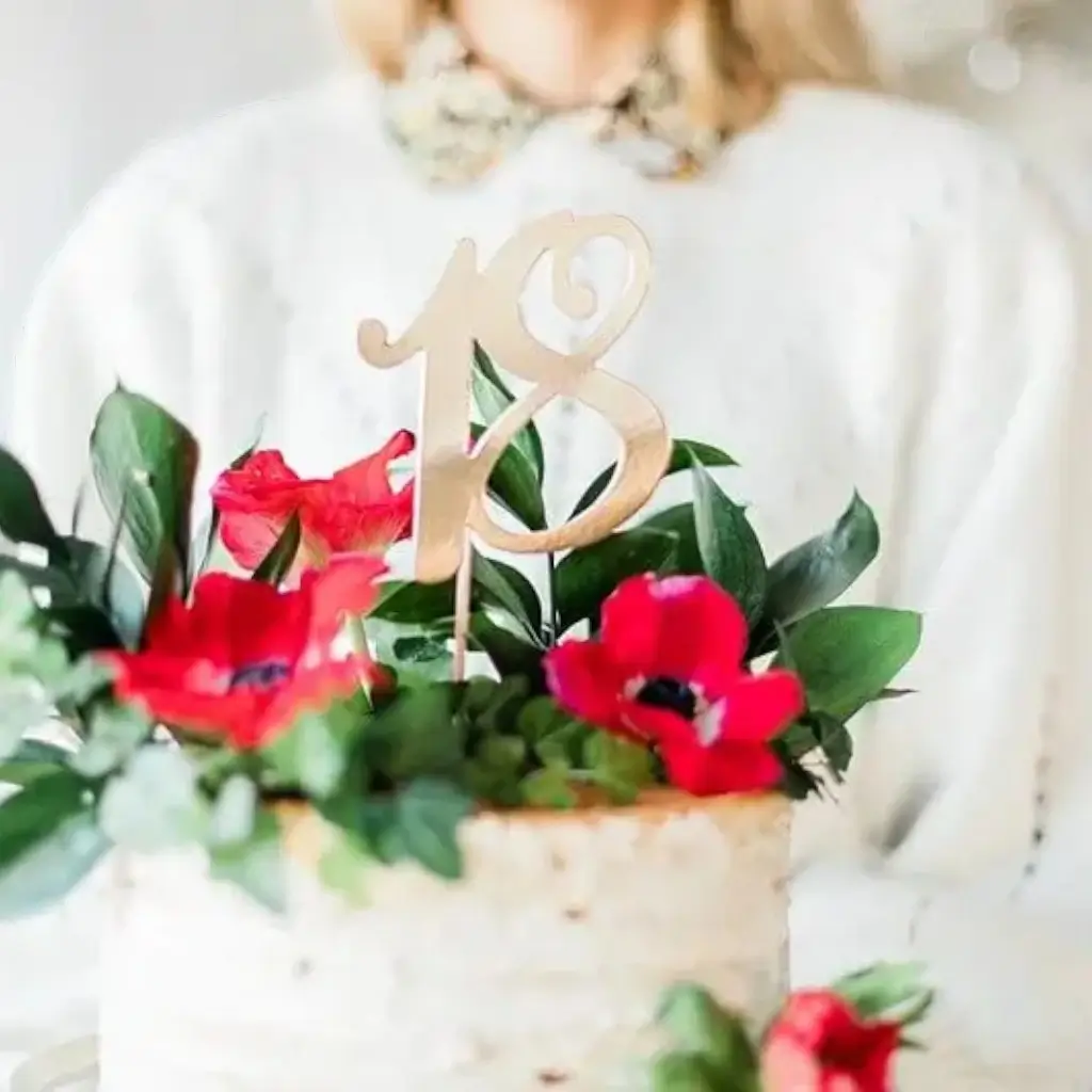 Decorazione per Torta Oro 18 colori