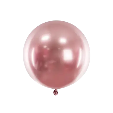 Palloncino Rotondo Oro Rosa Metallizzato Oro Rosa ø60cm