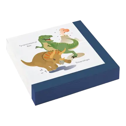 Asciugamano di carta dinosauro (set di 20)