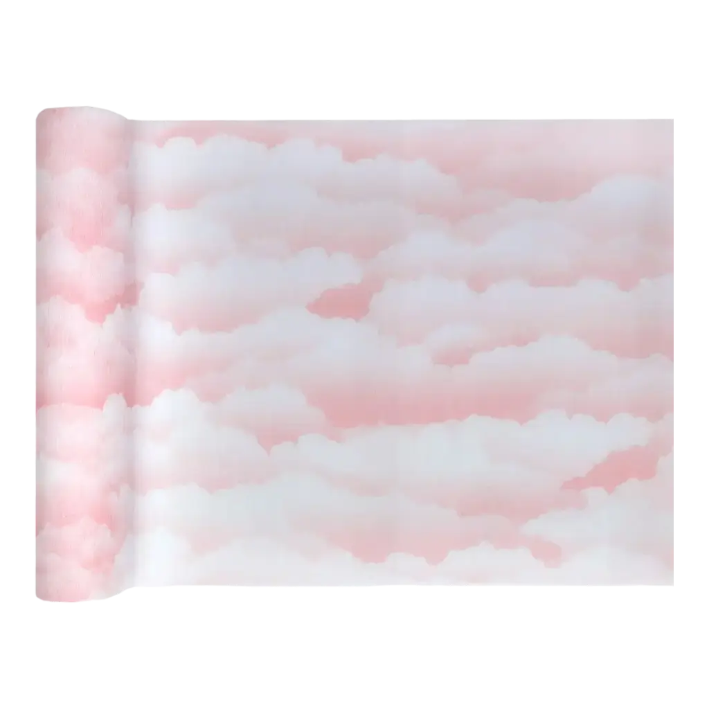 Baby Girl Table Runner Pink Cloud 5 metri