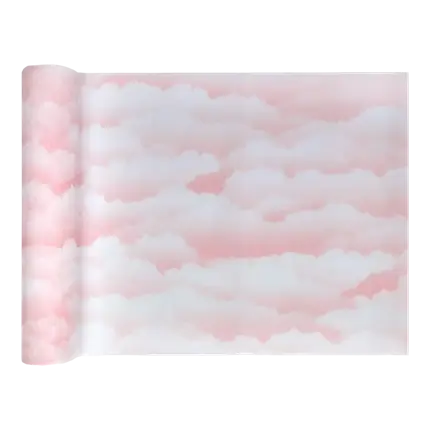Baby Girl Table Runner Pink Cloud 5 metri