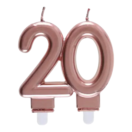 Candela 20 anni Oro rosa