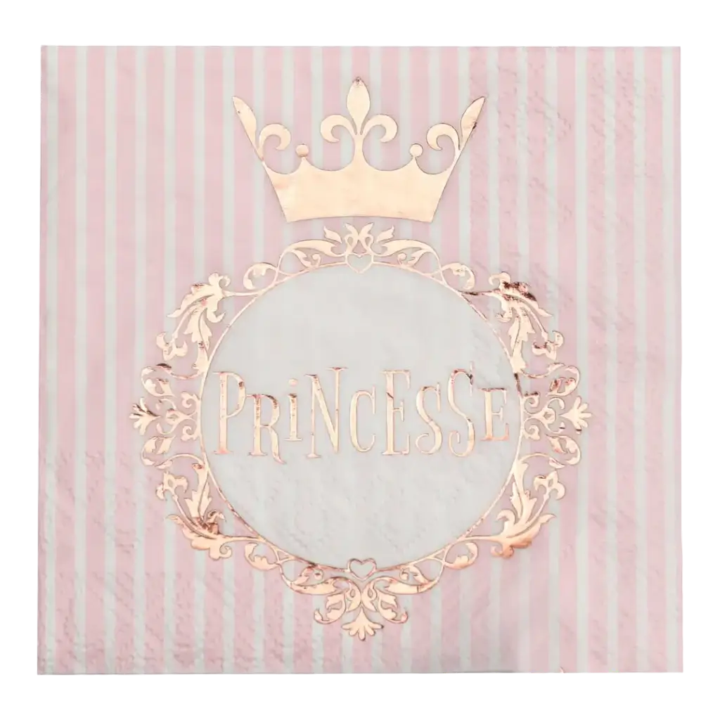 Tovagliolo Principessa Oro Rosa (set di 20)