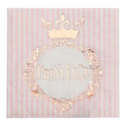 Tovagliolo Principessa Oro Rosa (set di 20)