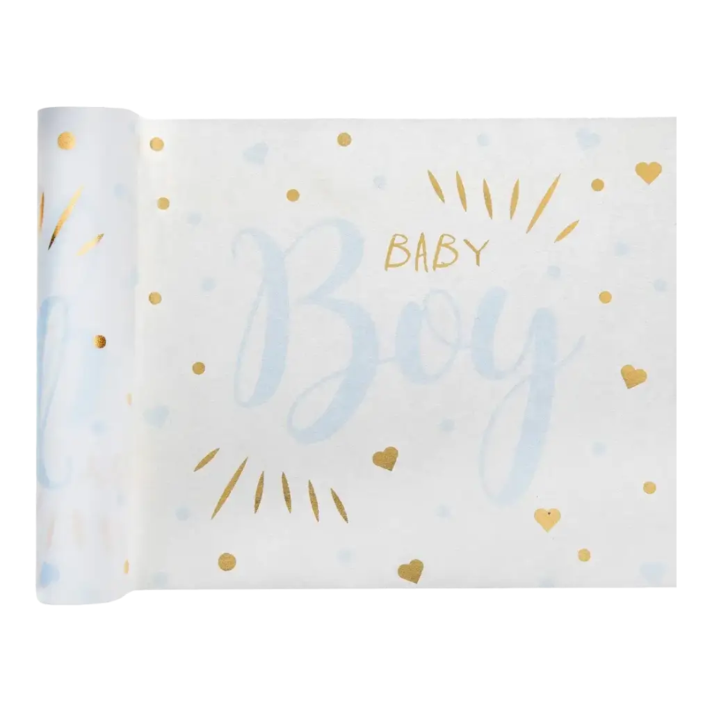 Runner da tavolo Baby Shower Boy Blue 3 metri