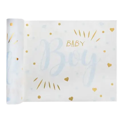 Runner da tavolo Baby Shower Boy Blue 3 metri