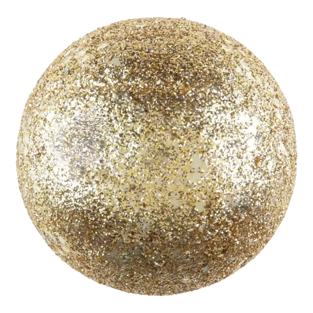 Mini Palla Glitter Oro ø 1cm (Set di 50)