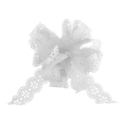 Arco automatico di fiori bianchi (set di 5)