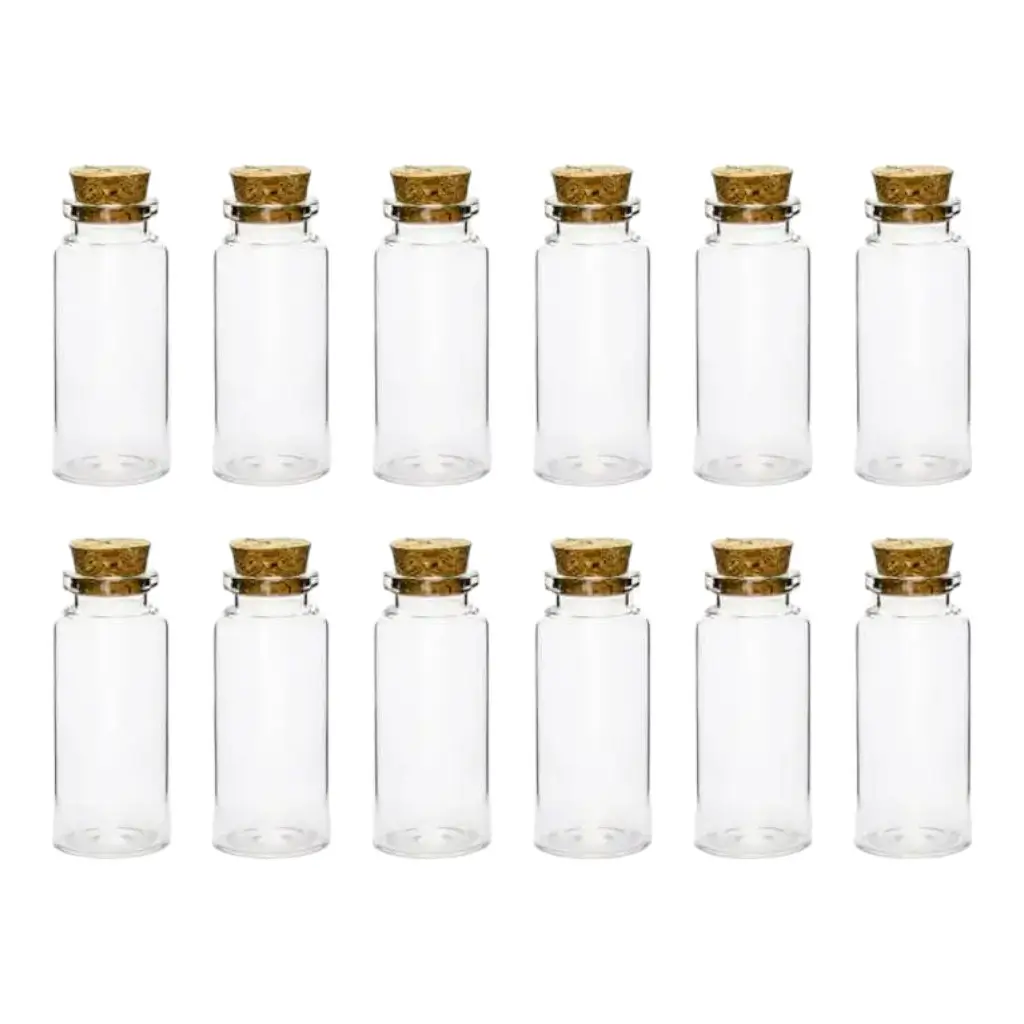 Bottiglia di vetro regali per gli ospiti (set di 12)