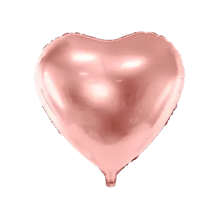 Palloncino cuore oro metallico 45cm