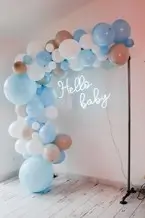 Arco di palloncini Babyshower blu