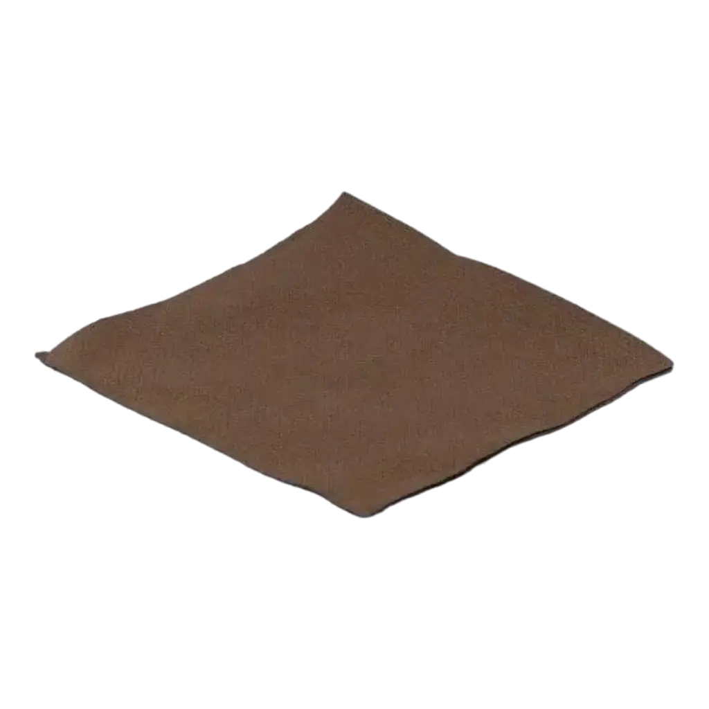 Tovagliolo da cocktail Micro Point 20x20cm cioccolato (Set di 100)