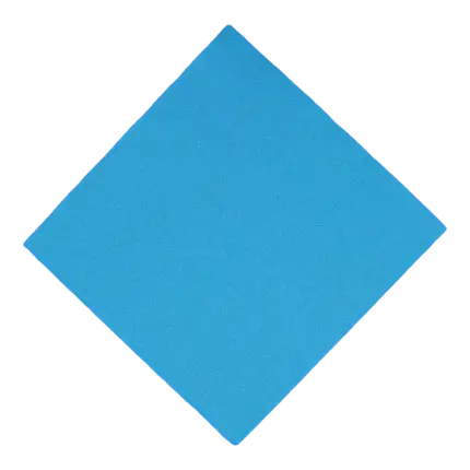 Asciugamano Punto a Punto 38x38cm Turchese (Set di 40)