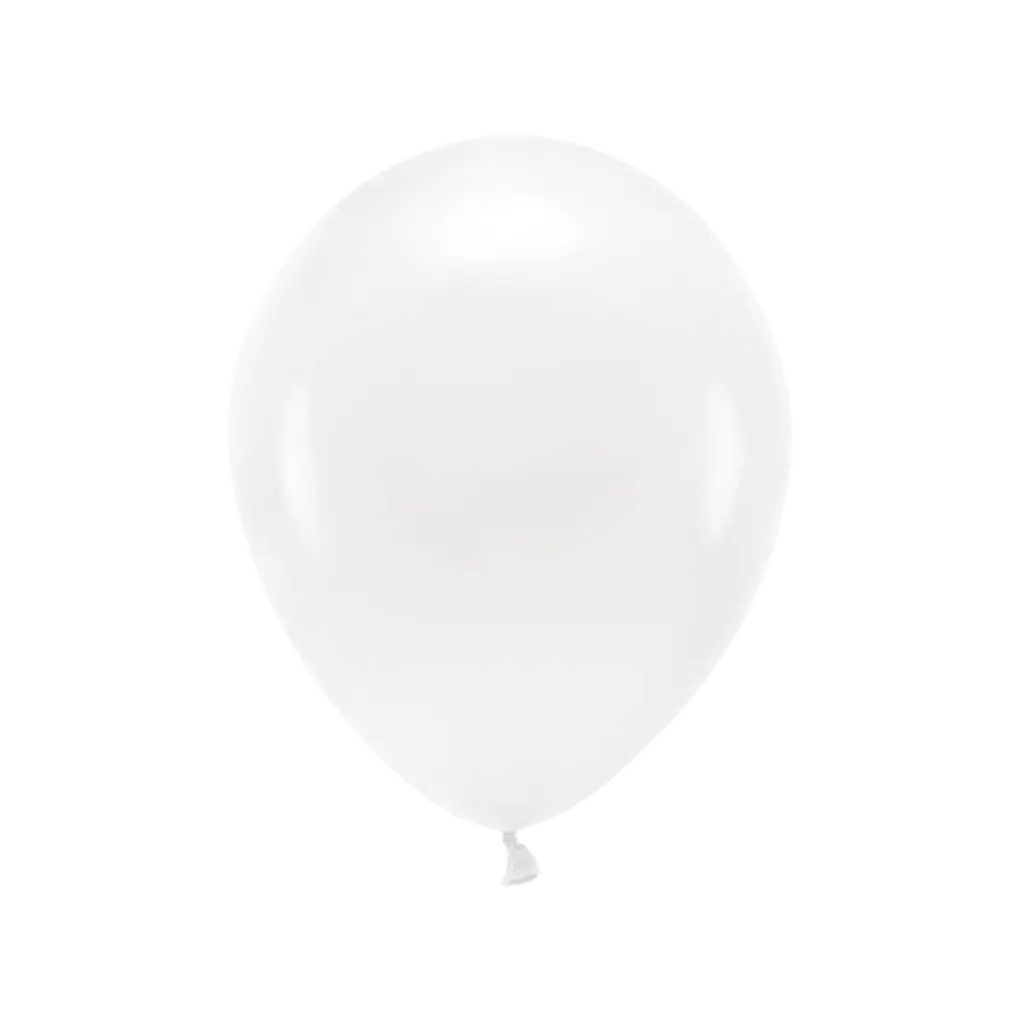 Confezione da 10 palloncini biodegradabili bianchi