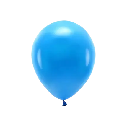 Confezione da 10 palloncini biodegradabili blu