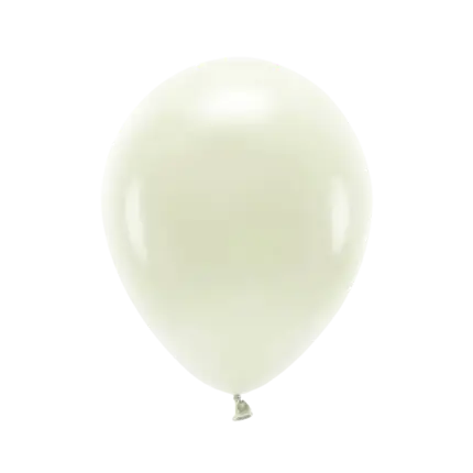 Confezione da 10 palloncini biodegradabili Crema