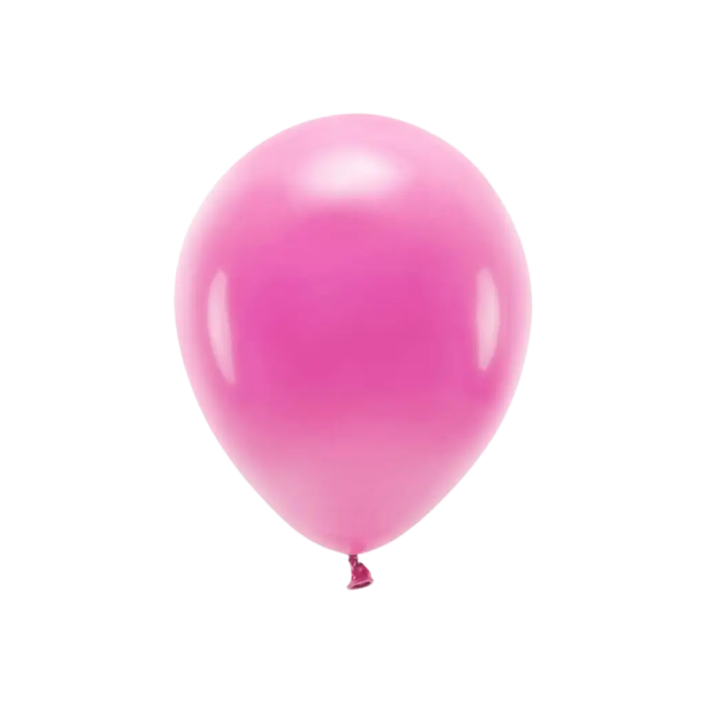 Confezione da 10 palloncini biodegradabili rosa scuro