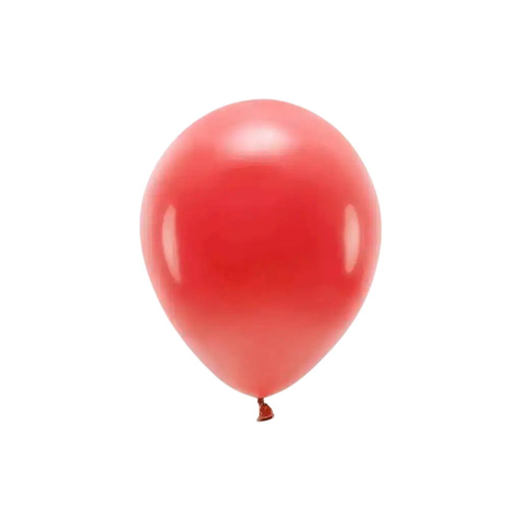 Confezione da 10 palloncini rossi biodegradabili