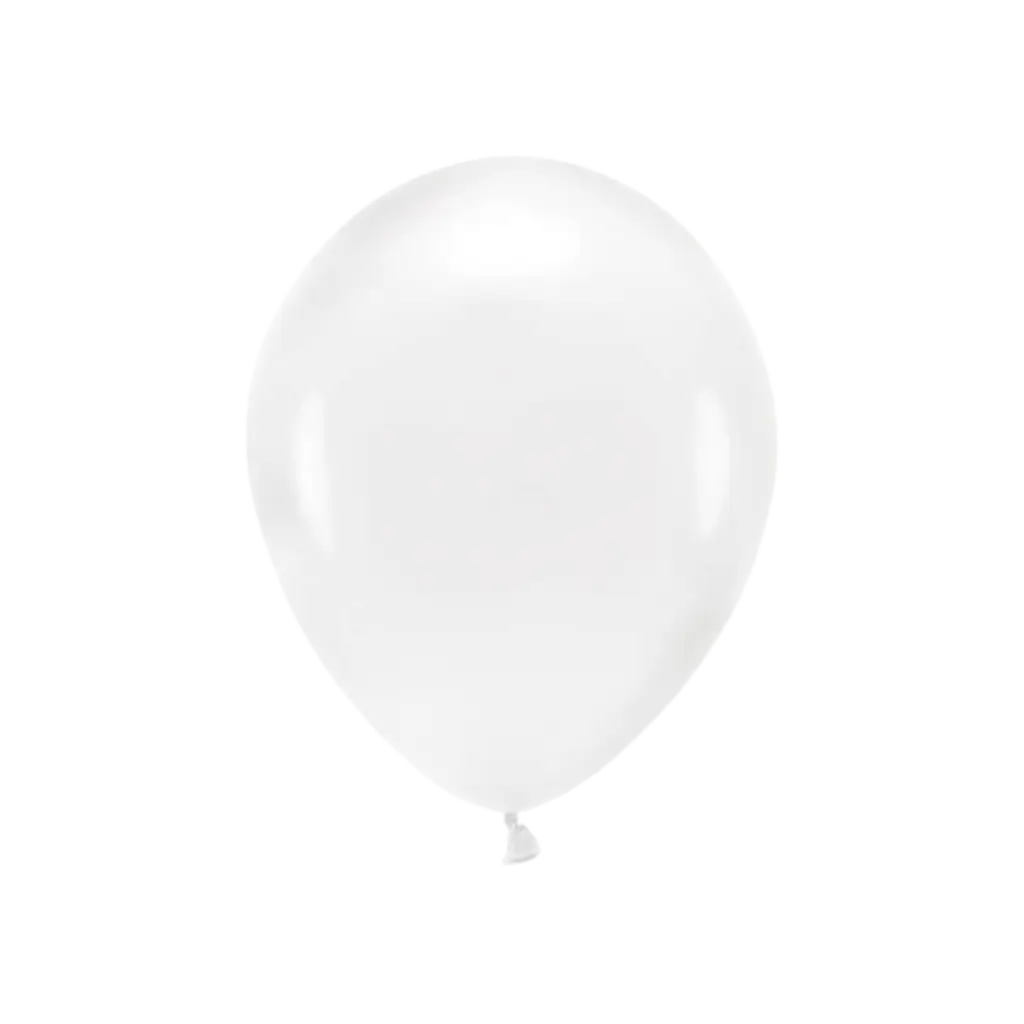 Confezione da 10 palloncini trasparenti biodegradabili