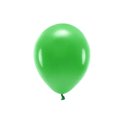 Confezione da 10 palloncini verdi biodegradabili