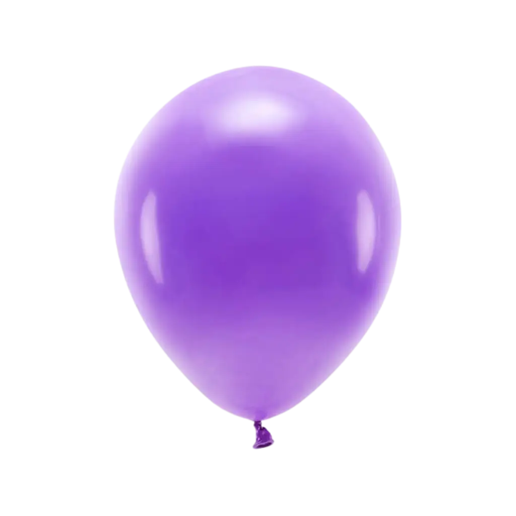 Confezione da 10 palloncini biodegradabili viola