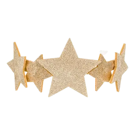 Cerchietto con stelle d'oro