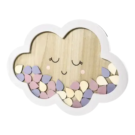 Libro degli ospiti Modulo nuvola di legno