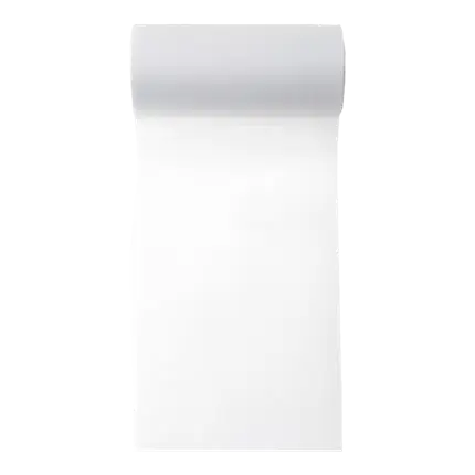 Nastro in tessuto non tessuto bianco tinta unita - 10m*10cm