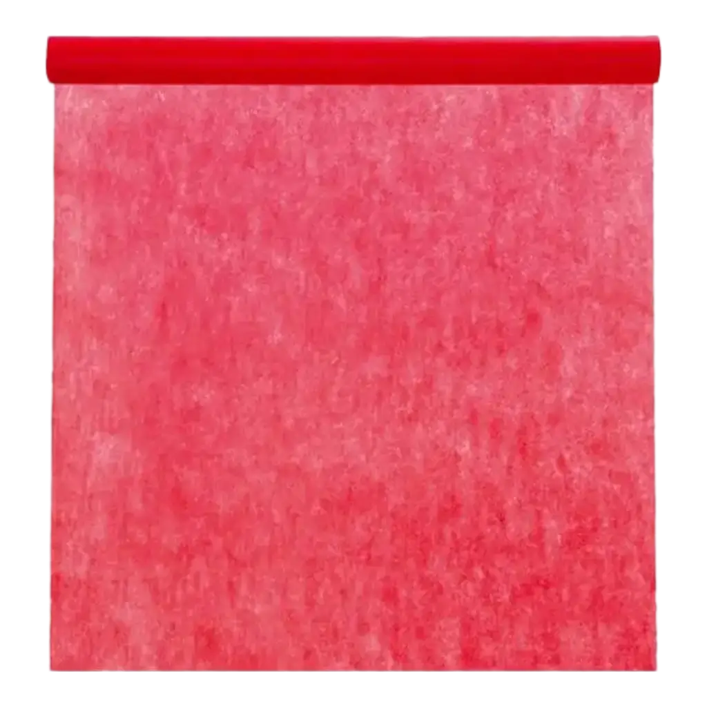 Tovaglia rossa in tessuto non tessuto - 10 m * 120 cm