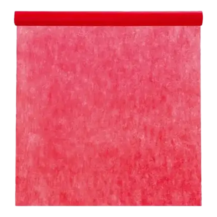 Tovaglia rossa in tessuto non tessuto - 10 m * 120 cm