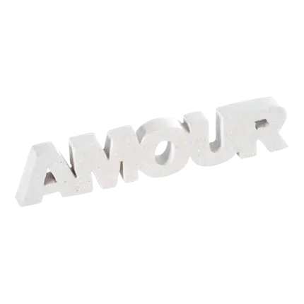 Lettere LOVE Bianco