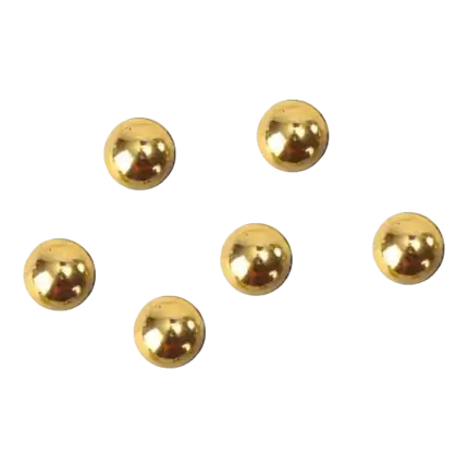 PERLINE DI PIOGGIA METALLICHE ORO - LOTTO DI 300