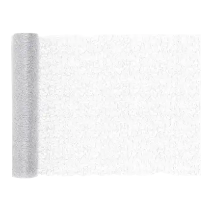 Runner da tavola a rete ARGENTO - 5 m * 30 cm