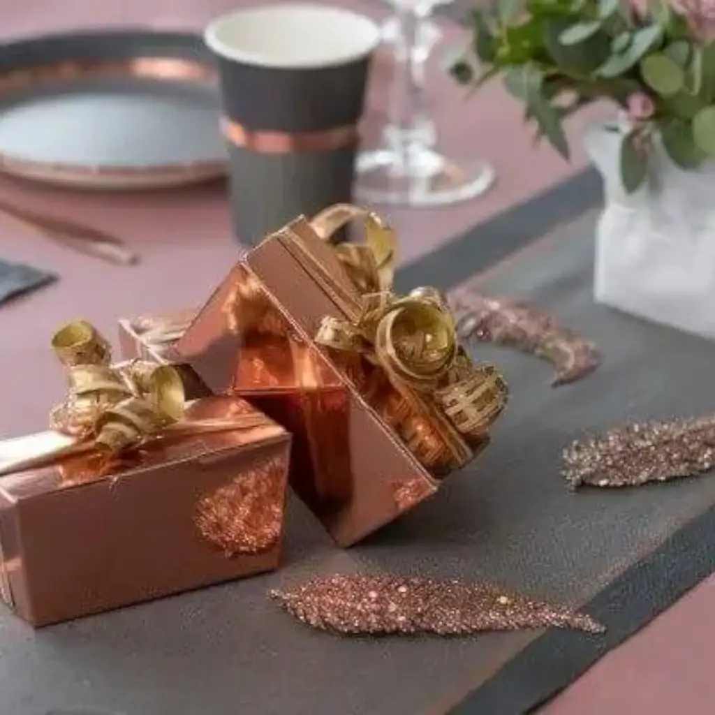 Ballotin Oro Rosa Liscio 125g - Confezione da 25