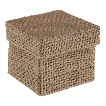 Scatole regalo in juta - Set da 4