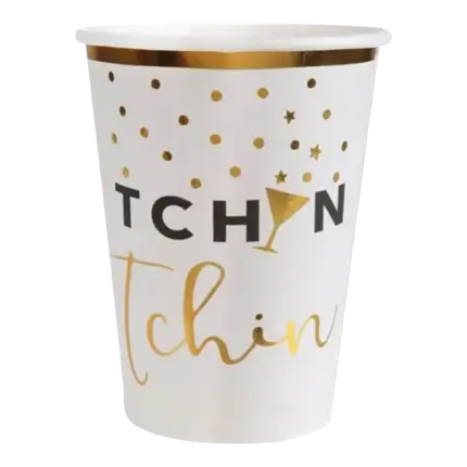 Bicchiere in cartone bianco Aperitivo - (Set di 10)