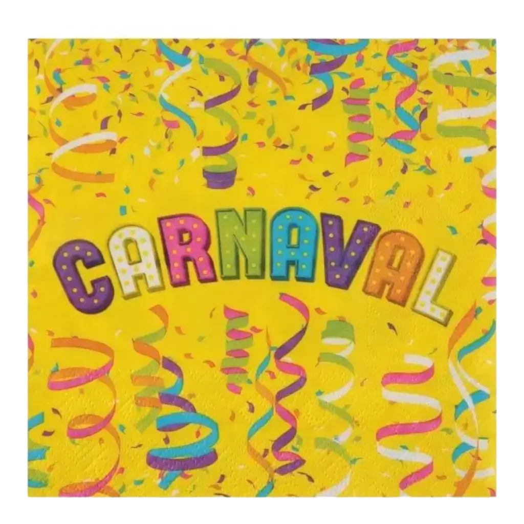 Tovagliolo di carta "Carnevale" - Set da 20