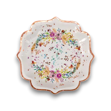 Hochzeitspappteller Merci beaucoup - 10er Set