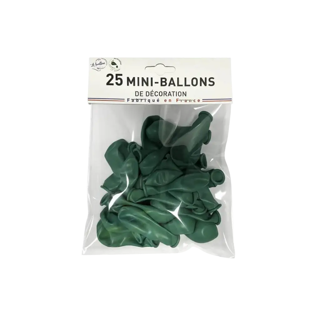 MINI PALLONCINI DECO VERDE OPACO