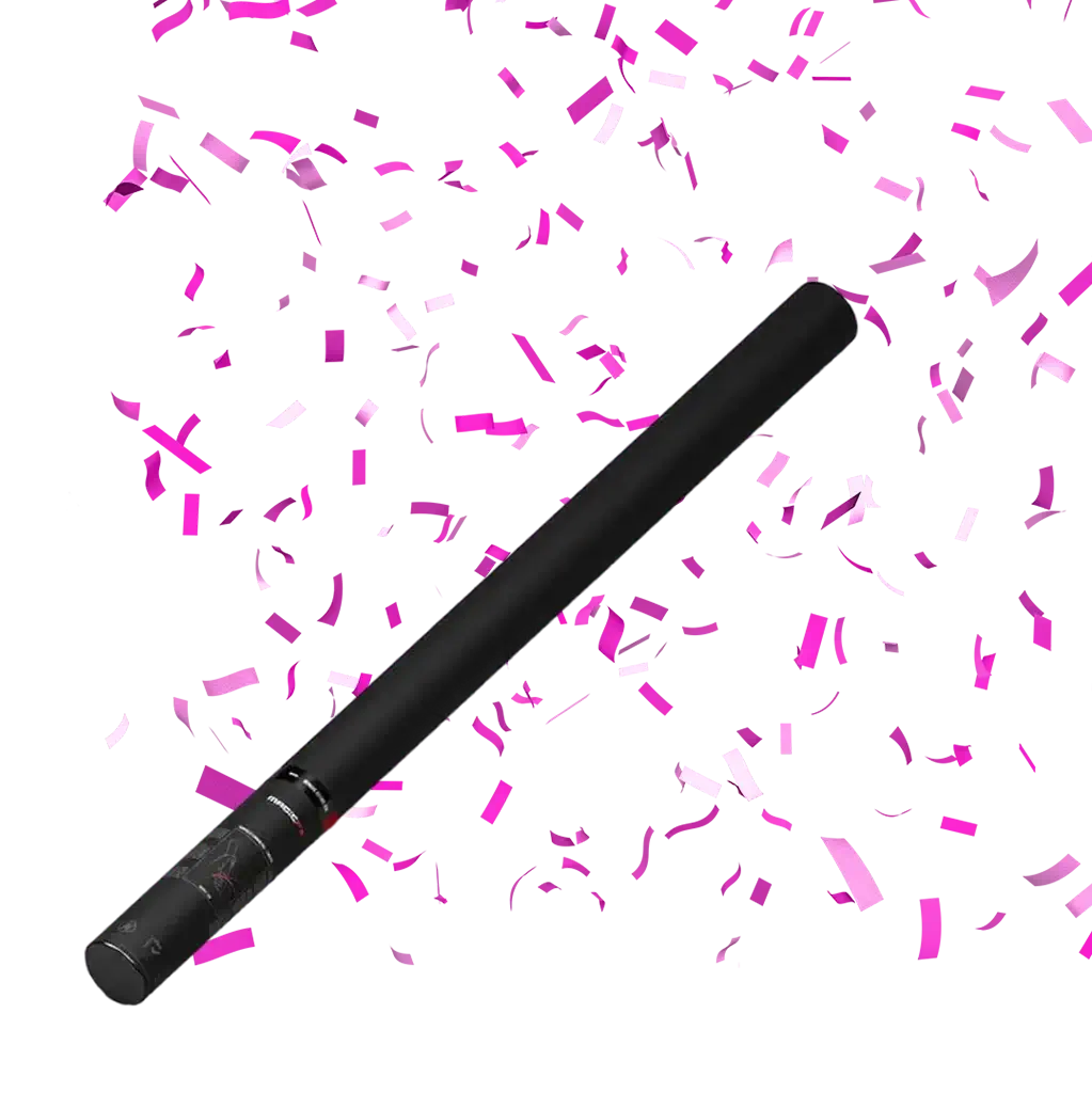 Sparacoriandoli manuale Rosa 80 cm