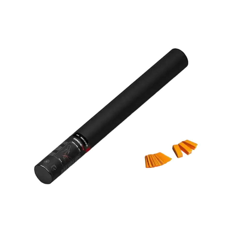 Cannone sparacoriandoli manuale Magic FX arancione da 50 cm